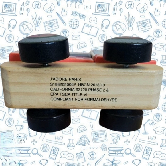 NEW" J'ADORE PARIS STACKING WOODEN FIRE TRUCK ~ 12 MONTHS + - Picture 4 of 5